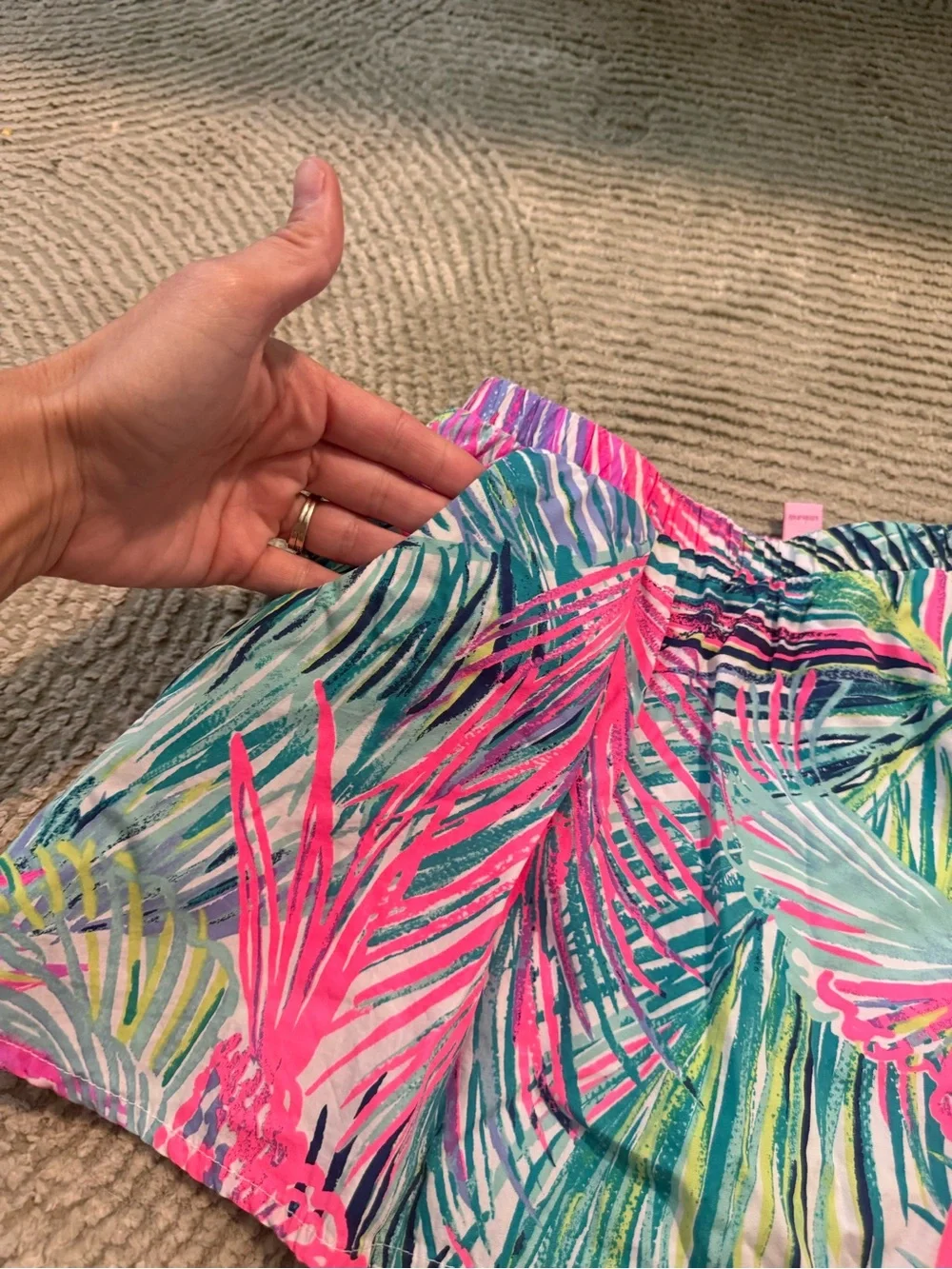 Lilly Pulitzer Girls Sam Skort Scarlet Macaw Sz L